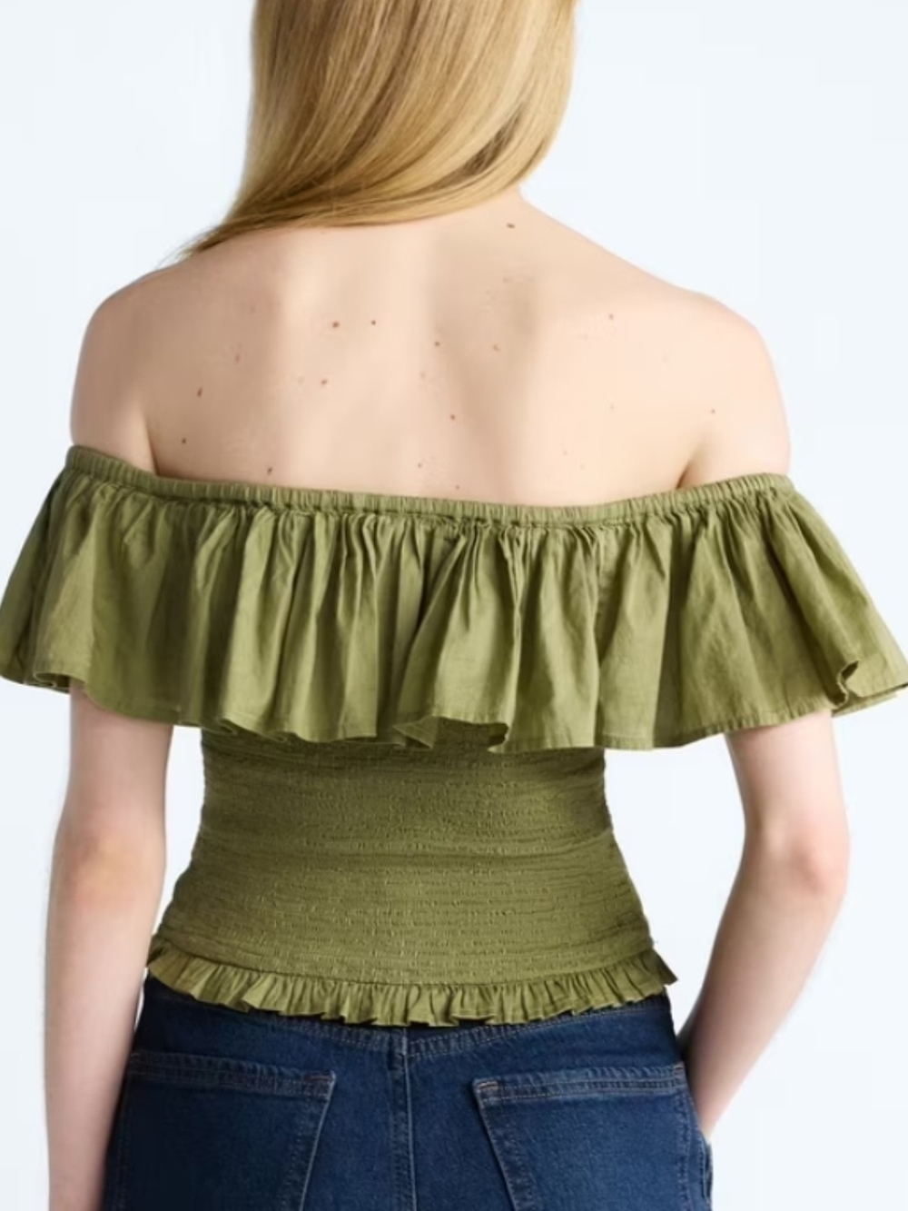 Off The Shoulder Ruffle TubeTop NWT - Picture 6 of 8